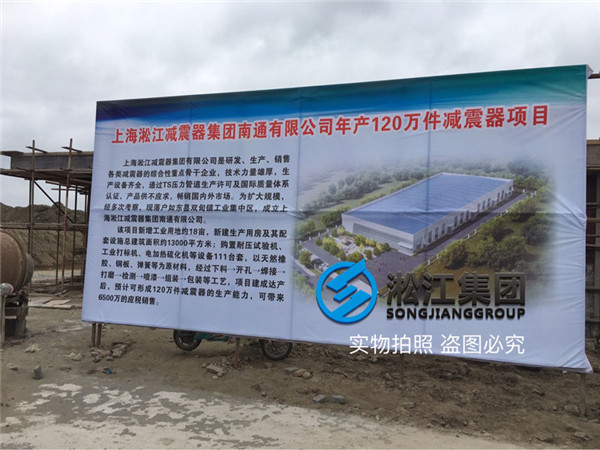 沈陽循環(huán)水泵出口使用DN50橡膠避震喉